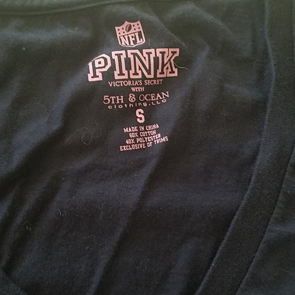 PINK Cowboys V Neck Tshirt - Picture 3 of 4